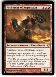Archetype of Aggression The List Reprints Regular MTG - Bild 1 von 2