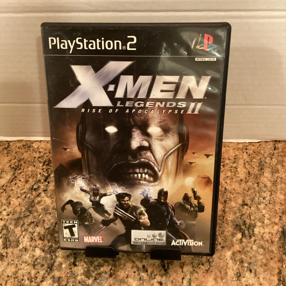X-Men Legends II: Rise of Apocalypse (Playstation 2, PS2) con manual Foto 1 de 4