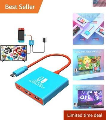 Estación de acoplamiento Nintendo Switch certificada de seguridad - Juega y carga en cualquier lugar Foto 1 de 4