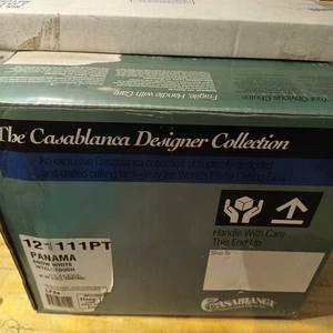 A true Classic Casablanca Panama Ceiling Fan Vintage Inteli Touch w/ wall contro - Picture 1 of 14