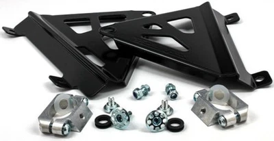 Works Connection Radiator Brace - Black Motorcycle Dirt Bike 18-B777 1901-0703 - Image 1 of 3