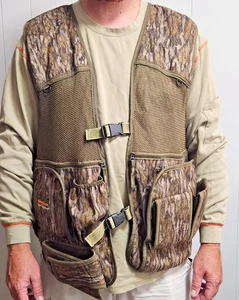 Will Primos Hunting Calls Camo Turkey Hunting Vest MossyOak Bottomland/Seat L/XL - Picture 1 of 15