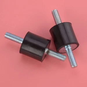 2x M6 Male/Male Anti Vibration Rubber Mount Car Bobbin Isolator Damper 20x20 A2 - Picture 1 of 3