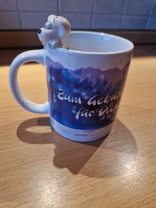 1 Diddl Porzellan Tasse, Beschriftung:  Zum Geburtstag für Dich - Bild 1 von 2