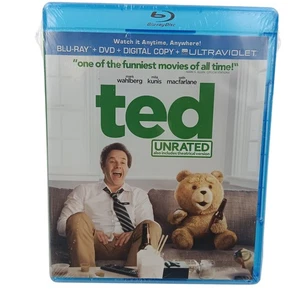 Ted Unrated Blu-ray DVD Digital Copy Ultraviolet Movie Mark Wahlberg Mila Kunis - Picture 1 of 3