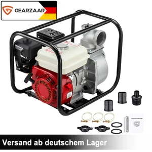 Benzin Schmutzwasserpumpe 60000l/h 30m Förderhöhe Wasserpumpe 4-Takt-Motor - Bild 1 von 23