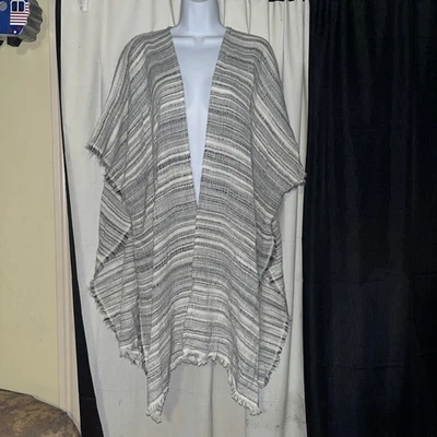 Sonoma Goods For Life Woman's Cardigan Open Front Side Slits One Size BoHo - Image 1 of 2