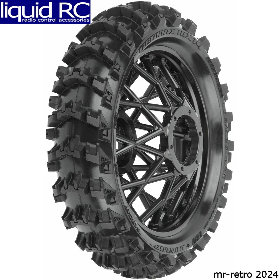Pro-Line 1024710 Dunlop Geomax MX14 V2 Bead CR4 Rear Tire MTD Bullyspoke Black: - Image 1 of 1