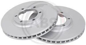2x Disco de freno ventilado 17001 A.B.S. para MITSUBISHI L200 - Imagen 1 de 7