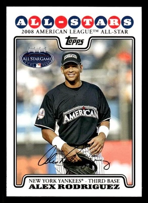 2008 TOPPS UPDATES & HIGHLIGHTS ALEX RODRIGUEZ UH65 MINT NEW YORK YANKEES - Image 1 of 2