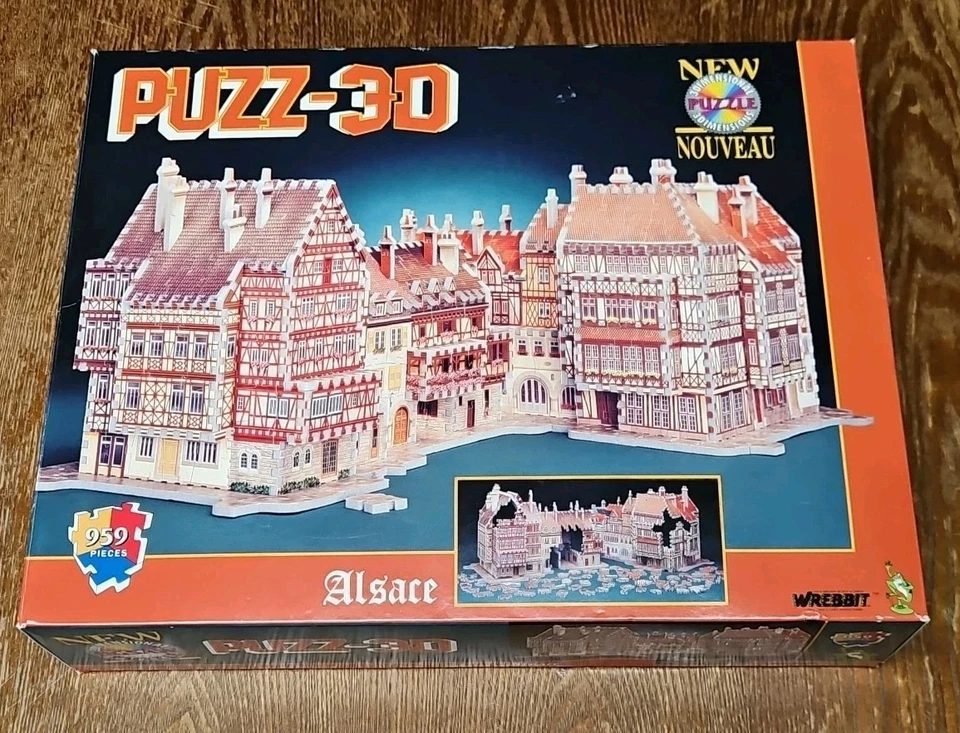 Головоломка Alsace Wrebbit Puzz-3D 959 шт. пена архитектура французского города - Изображение 1 из 4