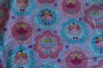 1 1/2 Yds Fairy Princess Cotton Flannel Fabric - Image 1 of 4