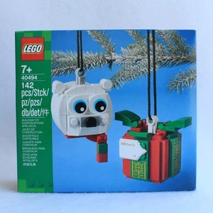 Lego 40494 Seasonal POLAR BEAR & GIFT PACK Christmas Ornaments NEW sealed - Picture 1 of 6