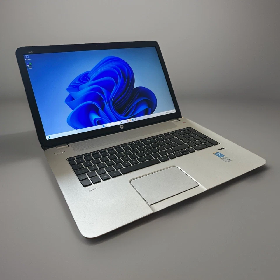 HP ENVY 17-J184NA  17.3" Laptop Core i7-4710MQ 2.5GHz 12GB Ram 1TB SSHD Win 11 - Image 1 of 4