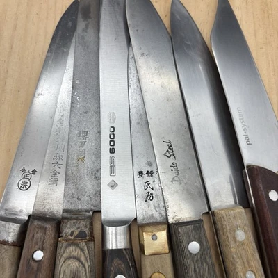 Beschädigtes Messer Set Lot Von Japanischen Küchenmessern Aus Japan ST577 - Bild 1 von 4