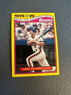 1989 Topps Toys R Us Rookies - #15 Gregg Jeffries - Mets - Image 1 of 2