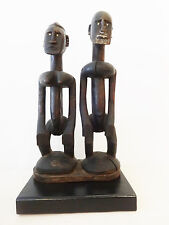 Old Dogon Seated Couple Mali Custom Stand African Art