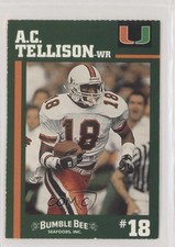 1994 Bumble Bee Miami Hurricanes AC Tellison #18