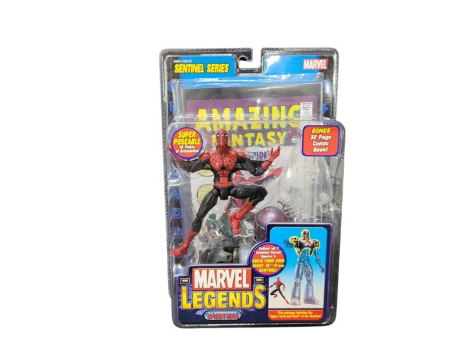ToyBiz Marvel Legends Sentinel Series Spider-Man 6 inch Action Figure - 71146