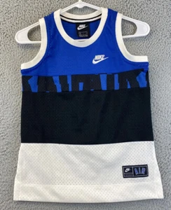 Nike Air Jordan Polyester Blend Sleeveless Tank Jersey Size S 10-12 Blue / 78-52 - Picture 1 of 8