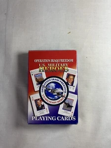 Operation Iraqi Freedom US Military Heroes Playing Cards Full Deck - Picture 1 of 7