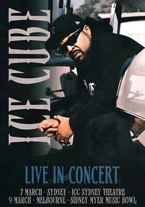Ice Cube 2025 Australia Framed Concert Poster - Picture 1 of 2