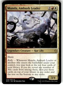 Munda, Ambush Leader Battle for Zendikar Regular MTG NM - Picture 1 of 2