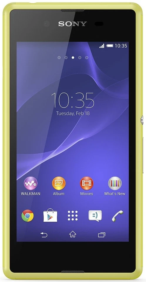 Sony  Xperia E3 D2203 - 4GB - Gelb (Ohne Simlock) Smartphone