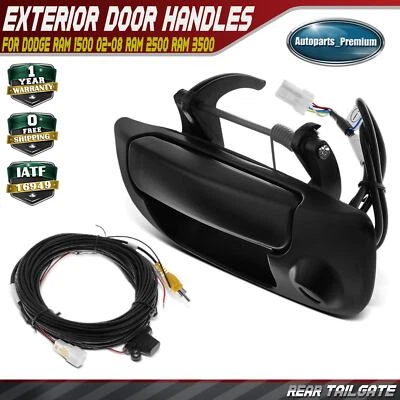 Модернизированная металлическая ручка задней двери с камерой для Dodge Ram 1500 02-08 Ram 2500 3500 - Изображение 1 из 4