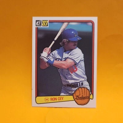 1983 Donruss Ron Cey #84 Los Angeles Dodgers Baseball Card - Image 1 of 2
