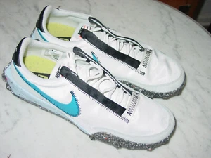 2020 Womens Nike Waffle Racer Crater "Photon Dust Blue" CT1983-100 Shoes Size 11 - Picture 1 of 17