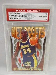 SHAQUILLE O'NEAL Lakers 1996 SKYBOX E-X2000 NET ASSETS #13 PAAS 9.5 Gem Mint - Picture 1 of 3
