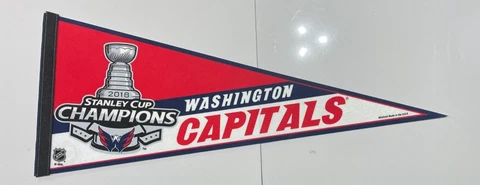 WASHINGTON CAPITALS NHL HOCKEY 2018 STANLEY CUP CHAMP FELT PENNANT NEW/MINT Cover