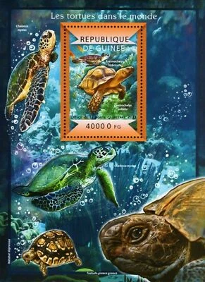 Sello de tortugas Chelonia Mydas Natator Depressus S/S MNH #10931 / Bl.2481 Foto 1 de 4
