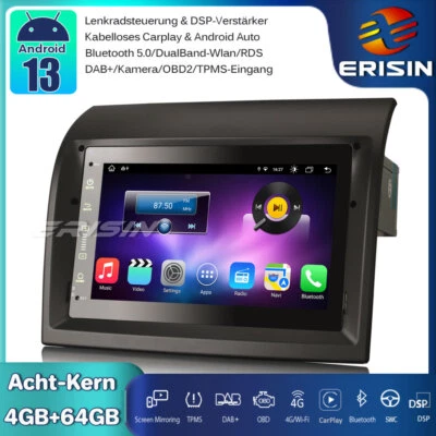 64GB DAB+Android 14 Autoradio Navi Wifi Fiat Ducato Citroen Jumper Peugeot Boxer - Bild 1 von 4