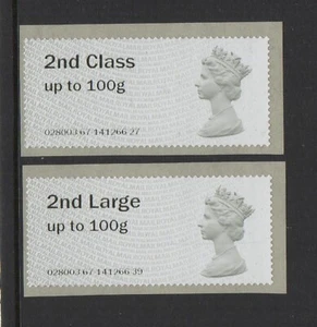 ERROR! MACHIN  R18YAL  2nd and 2nd LARGE PAIR as TWO SINGLES  2nd on 1st POST GO - Picture 1 of 1