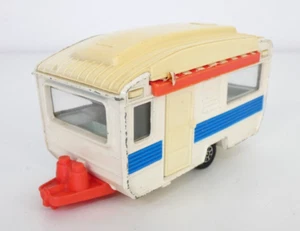 Corgi Touring Caravan Pull Out Awning Toy 490 Opening Door Vintage Model - Picture 1 of 13