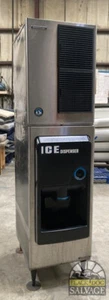 Ice Maker with Dispensing Bin, Hoshizaki KM-515MAH & DB-130H - Picture 1 of 11