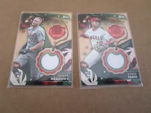 2024 Topps Holiday Parker Meadows Tigers + Kyren Paris Angels Jersey Cards - Picture 1 of 1