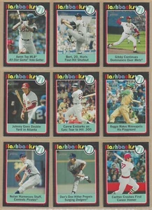 2020 Topps Heritage BASEBALL FLASHBACKS Complete Set (15) Clemente Aaron Yaz *G* - Picture 1 of 2