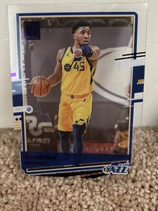 2020-21 Clearly Donruss Purple #41 Donovan Mitchell Basketball Card - Picture 1 of 2