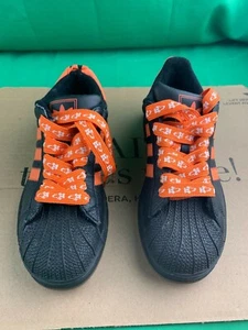 Adidas Superstar II Halloween Edition SZ 5Y Black/Orange Ghostface - Picture 1 of 8