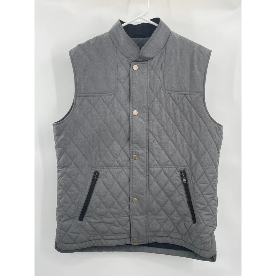 Colete acolchoado Orvis cinza feminino tamanho grande - Imagem 1 de 4