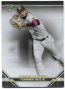 2021 Topps Triple Threads Base Card #100 Fernado Tatis Jr. San Diego Padres - Bild 1 von 1
