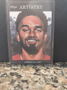 2022 Sage Artistry Black # 111 Base Chris Olave Rookie Card Saints #39