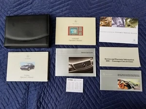 2000 Mercedes W220 S-Class Owners Manual Books w/Leather Case And Navigation OEM - Bild 1 von 15