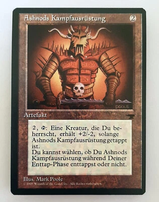 ►ASHNODS KAMPFAUSRÜSTUNG ►RENAISSANCE 1995 ►NM ARTEFAKT MTG Ashnod's Battle Gear - Bild 1 von 3