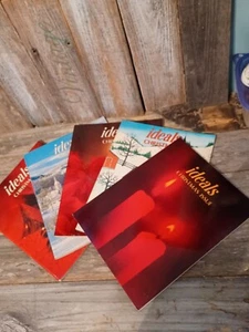 Vintage 1978-1985 Set of 5 CHRISTMAS IDEALS MAGAZINES Santa Poems Art Table Book - Picture 1 of 6