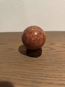 Strawberry quartz crystal sphere natural gemstone - Picture 1 of 8