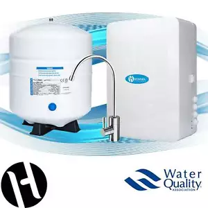 Hommix M800 Pumped 6 stage RO Under Sink Drinking Water Filter System with Alkal - Picture 1 of 9
